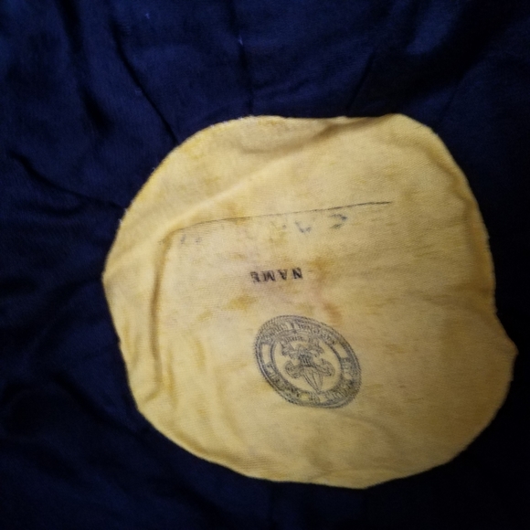 Cub Scouts Wolf Boy BSA Blue Fitted Child Size Baseball Cap Hat Vintage H - Picture 6 of 8
